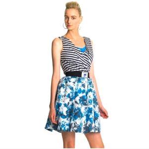 Jean Paul Gaultier for Target blue and white floral tulle Skirt